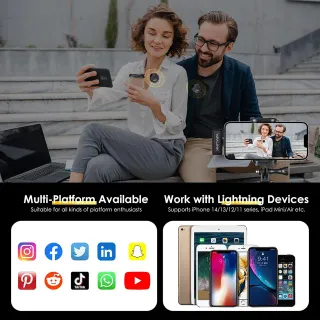 Microfono Wireless WAVLINK Lavalier