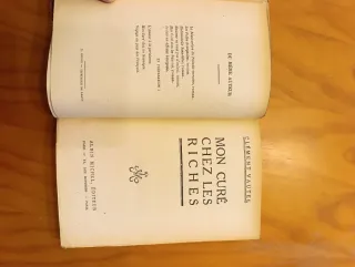 Libros antiguos en francés , principios de sigloxx