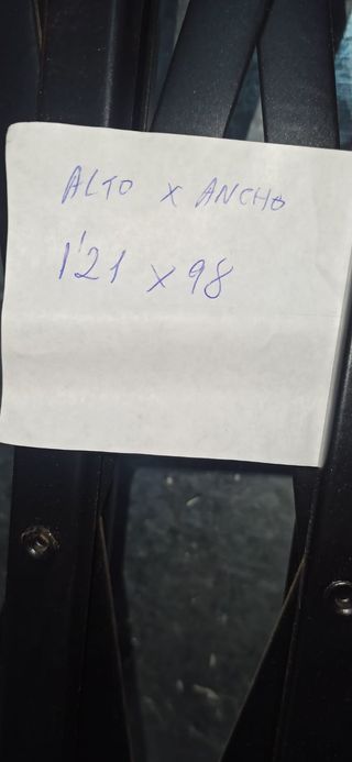 Rejas Plegables. Ral 9005 Negro Mate. Nuevas.