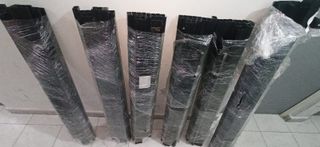 Rejas Plegables. Ral 9005 Negro Mate. Nuevas.