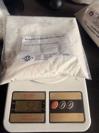 Lote Acuario Cloruro Potásico nitrato fosfato etc