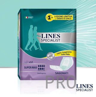 Absorbentes para fugar urinarias pack 12 - Lines