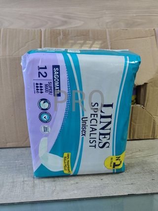 Absorbentes para fugar urinarias pack 12 - Lines