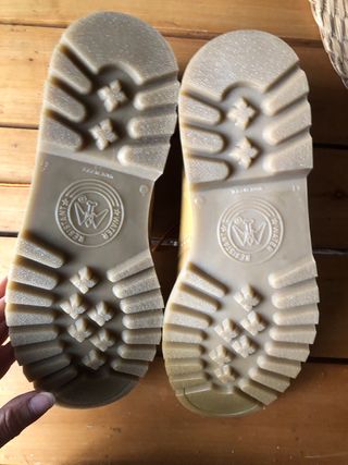 Botas de piel color camel