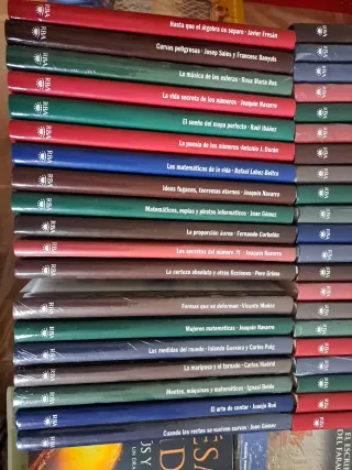 Colección El mundo es Matemáticas 40 libros