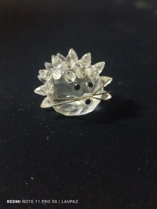 Figura Erizo Cristal Swarovski