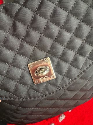 Bolso Purificación Garcia negro cadena