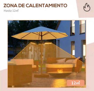 Calefactor Eléctrico Metálico Negro