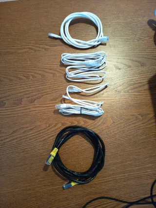 Cables Ethernet Cat 5e y Cat 6 Precio por cadauno