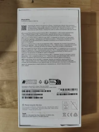 iPhone 16 Pro 256GB Titanio Desierto NUEVO