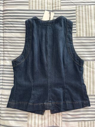 Chaleco tejano Zara Talla M