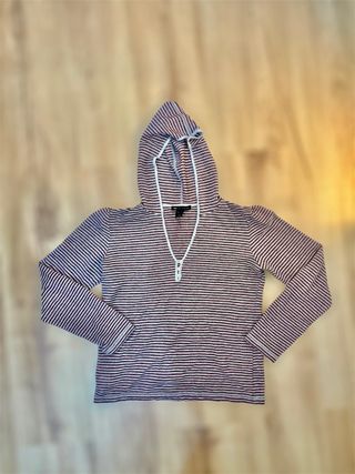 Jersey con capucha Y2K a rayas - Mango