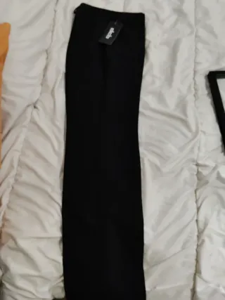 Pantalones de vestir negros mujer