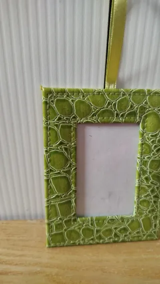 Mini Portafoto Appendibile Verde