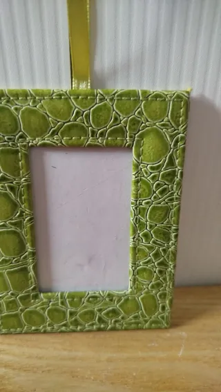 Mini Portafoto Appendibile Verde