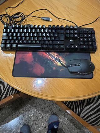 Teclado y Ratón Gaming Negro Trust gaming GXT838
