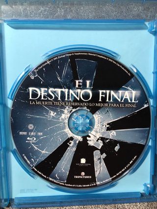 El Destino Final Blu-ray 2D y 3D