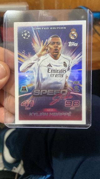 Carta Kylian Mbappé Speed Strike Limited Edition