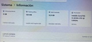 Ordenador portátil HP i5