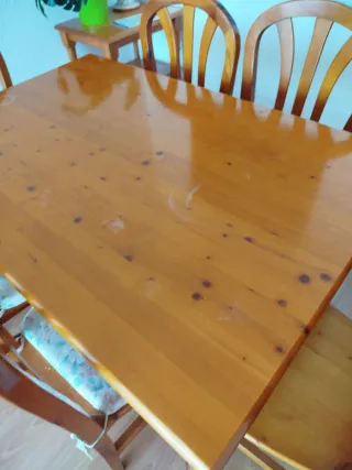 Mesa Comedor Madera + 8 Sillas