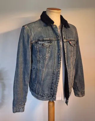 Chaqueta Levi's de borrego azul