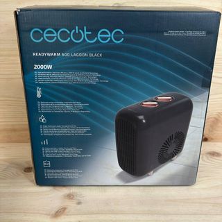 Cecotec Calefactor ReadyWarm 600 Lagoon Black