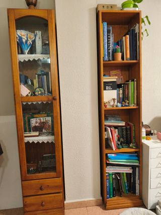 Mueble salón rústico madera