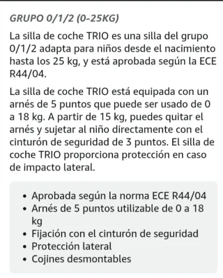 Silla coche para  cinturón seguridad solo