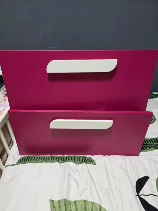 Cama tren fusión gris y blanca