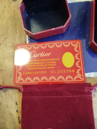 Scatole Cartier per Orologi e Anelli con Certificato