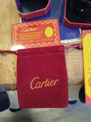 Scatole Cartier per Orologi e Anelli con Certificato