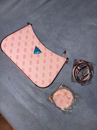Bolso Guess Mujer Rosa y Azul