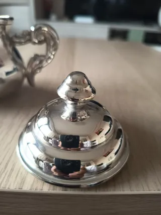 Azucarero de Alpaca Plateado