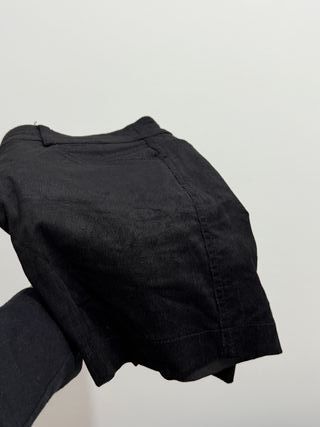 Minifalda de pana negra - Mango talla M algodón