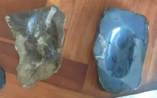 Ceniceros Ágata Pulidos Vintage Años 80