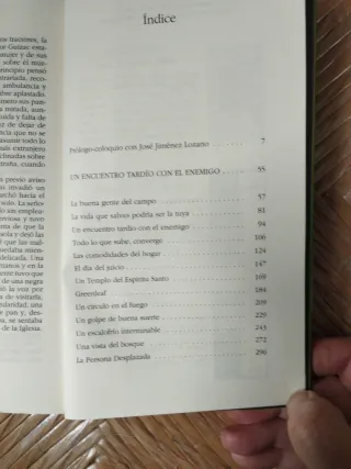 Un encuentro tardío con el enemigo