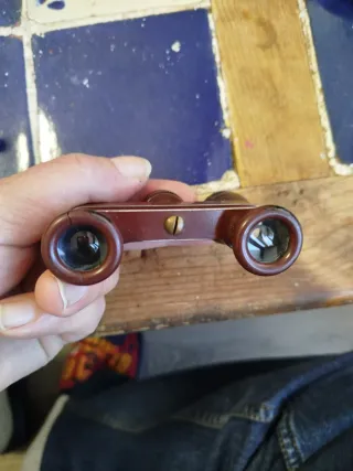 Binoculares Antiguos Marrones