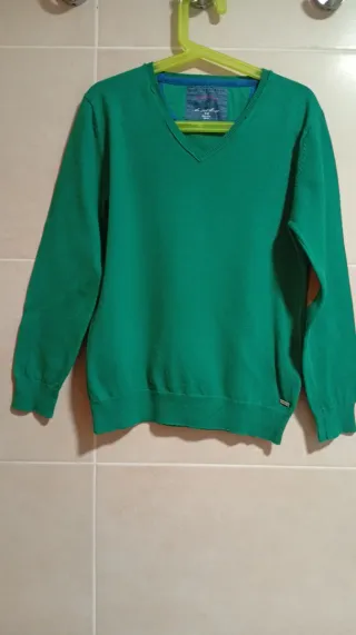 Jersey niño cuello pico talla 7-8