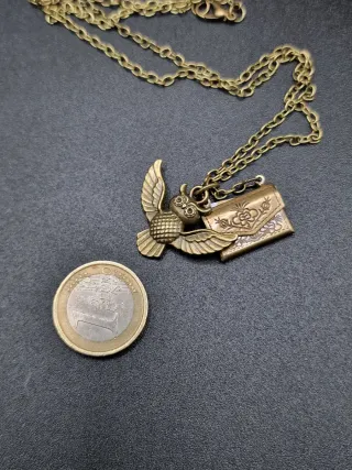 Collana gufo lettera Hogwarts Harry Potter