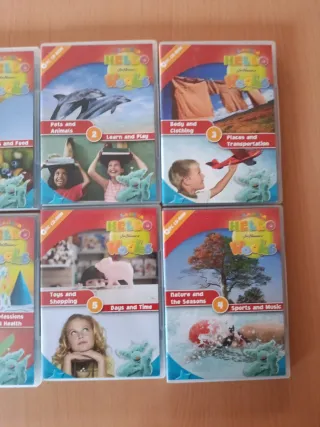 Colección DVD Hello Hoobs Educativos Inglés