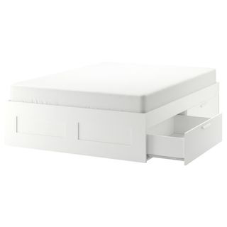 Cama Ikea Brimnes Blanca con Cajones. Casi nuevo