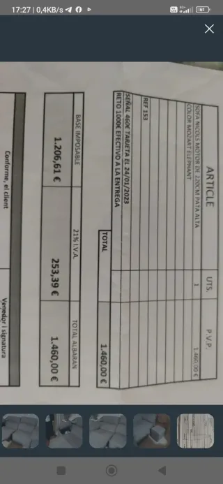 Sofá de 2 plazas amplias gris. URGE VENTA