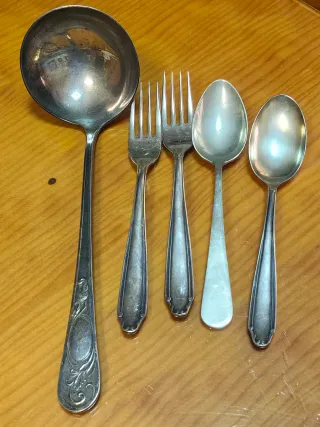 Cubiertos de Alpaca - Set de 5 piezas