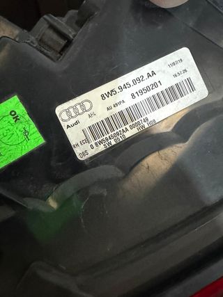 PILOTO TRASERO DERECHO AUDI A4