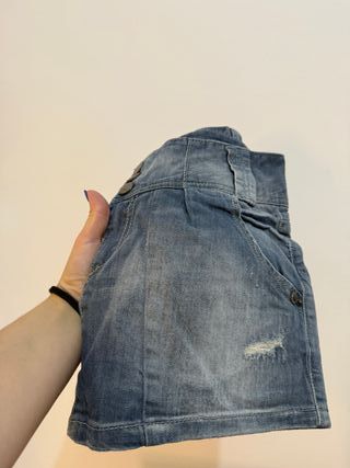 Minifalda vaquera y2k // falda corta denim XS