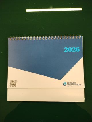 Calendario da tavolo 2026 Columbia Threadneedle
