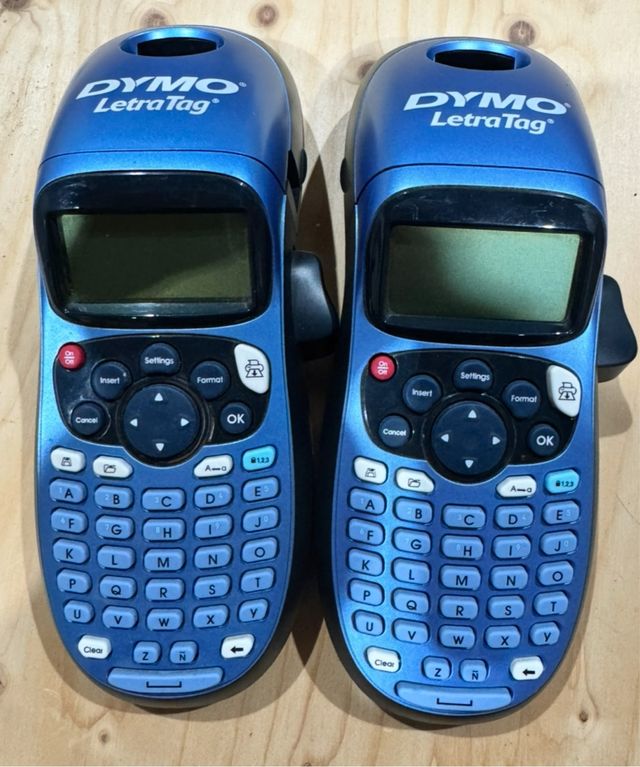 Lote 2 Impresoras de Etiquetas DYMO LetraTag