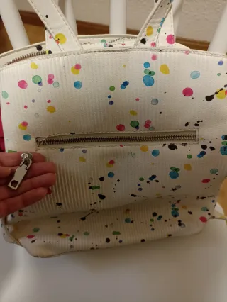 2 Mochilas Desigual y parfois multicolor