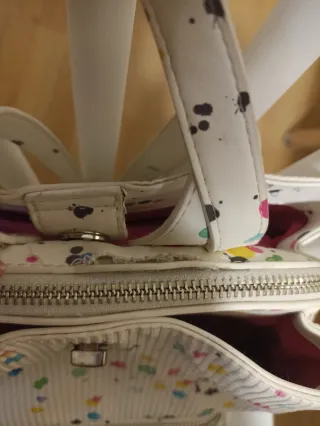 2 Mochilas Desigual y parfois multicolor