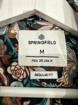 Camisa estampada manga corta